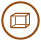 Icono caja marron