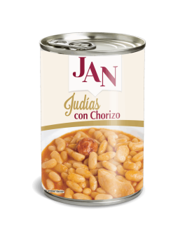 Mockup Bote lata Judias con Chorizo